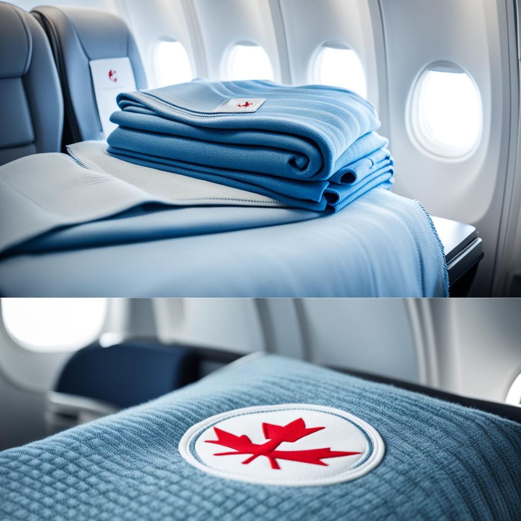 Air Canada Flight Attendant Blanket